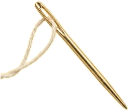 A brass needle